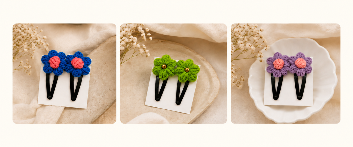 HouseOfReena Bloom Clips in assorted colours