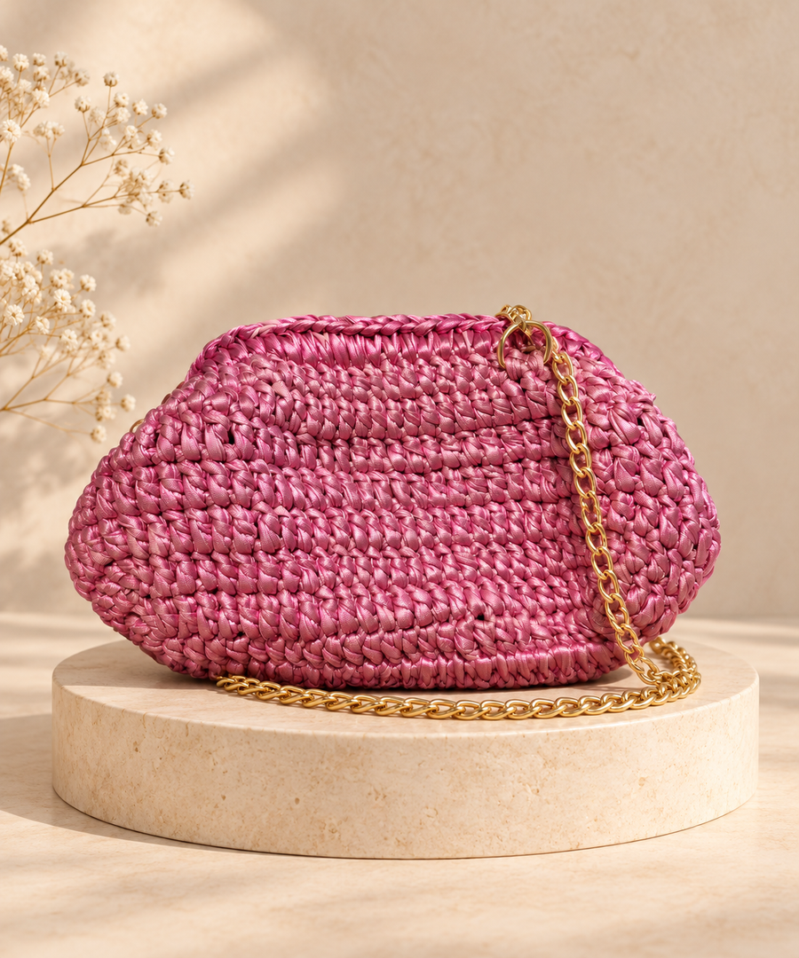 Pink Festive Clutch