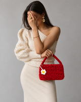 Red Fluffy Bag lifestyle photo
